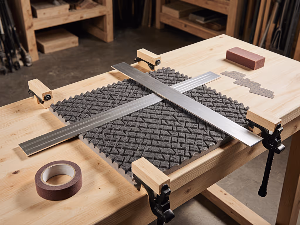 acoustic_panel_workbench_setup_with_clamps_and_straightedge