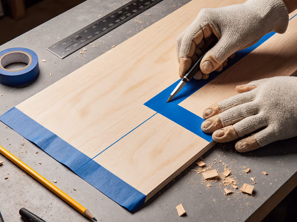 cutting_technique_showing_tape_application_and_scoring_for_clean_plywood_edges