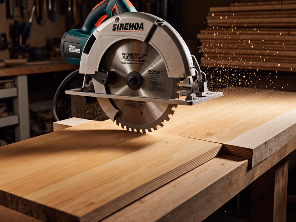Bamboo Flooring Circular Saw: Zero Splinter Cuts